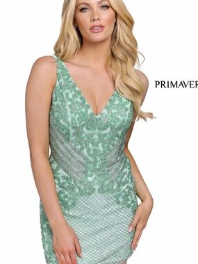 Brand new Primavera Couture Mint Green Homecoming Dress